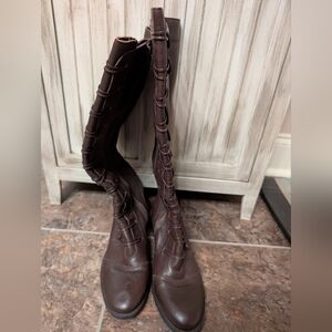 Vince Camuto Dark Brown Button Boots
